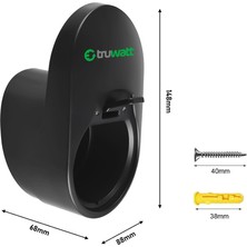 Truwatt ZTT50 Elektrikli Araçlar Için Type 2 Kablo Duvar Askı Aparatı