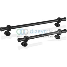 Dizaynaks Mat Siyah Bilbao 128 Mm. Kulp