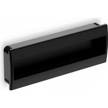 Gömme Kulp Mat Siyah 125 mm