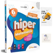 Karma Kitaplar Hiperzeka 6.Sınıf Matematik  Konu Anlatımlı Soru Bankası(Serkan Akça)Zihin Deneme-Sssk38