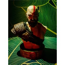 Afeelly Store God Of War Efsanesi: 20 cm Kratos Büstü - Gücün ve Ihtişamın Sembolü!