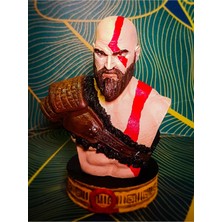 Afeelly Store God Of War Efsanesi: 20 cm Kratos Büstü - Gücün ve Ihtişamın Sembolü!