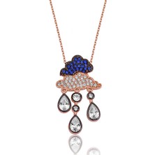 Tesbihayal Gümüş Yağmur Bulutu Kolye