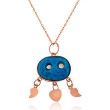 Tesbihayal Gümüş Süryani Gözü Kolye