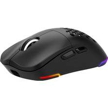 Rampage Blink PRO Bluetooth-Kablosuz-Kablolu Rgb Şarjlı 24000 Dpı 3311 Hafif Gaming Mouse Oyuncu Mouse SİYAH