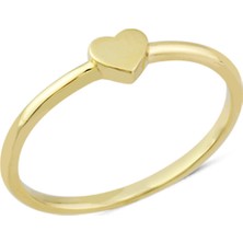 Harem Altın 14 Ayar Altın Kalp Yüzük YZK167