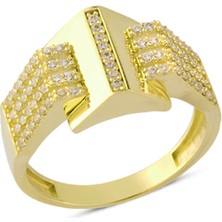 Harem Altın 14 Ayar Altın Taşlı Firavun Yüzük YZK149A