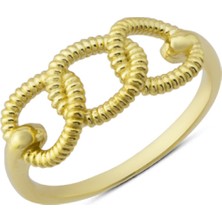 Harem Altın 14 Ayar Altın Halat Yüzük YZK221