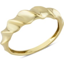 Harem Altın 14 Ayar Altın Taşsız Sarmal Yüzük YZK268