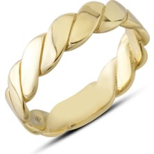 Harem Altın 14 Ayar Altın Sarmal Yüzük YZK400