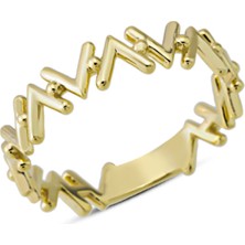 Harem Altın 14 Ayar Altın Taşsız V Yüzük YZK371