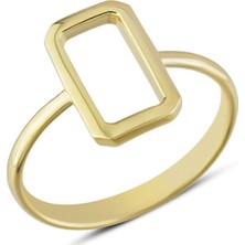 Harem Altın 14 Ayar Altın Taşsız Baget Yüzük YZK312