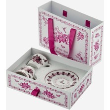 Chiara Alessi Primavera Pembe Porselen Kahve Fincan Seti 120 Ml