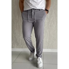 Mishar İtalia Bel Bağcıklı Fermuarlı Erkek Jogger Pantolon P-00015855