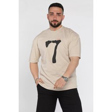 Mishar İtalia Kol Katlamalı Baskılı Erkek Tişört P-00015979