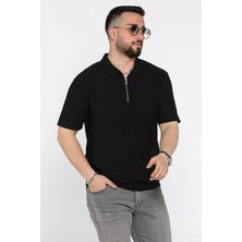 Mishar İtalia Erkek Polo Yaka Yarım Fermuarlı Tişört P-00015980