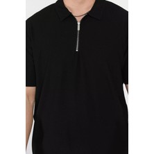 Mishar İtalia Erkek Polo Yaka Yarım Fermuarlı Tişört P-00015980