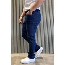Mishar İtalia Erkek Fermuarlı Likralı Jean Kot Pantolon P-00015853