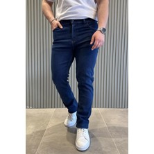 Mishar İtalia Erkek Fermuarlı Likralı Jean Kot Pantolon P-00015853