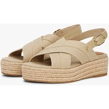 Tommy Hilfiger Denım Espadrılle Platform Sandal
