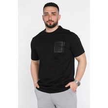 Mishar İtalia Erkek Bisiklet Yaka Baskılı Tişört P-00015842