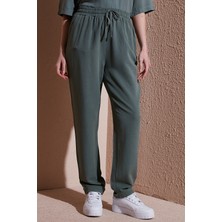 Fashion Friends Relaxed Fit Normal Bel Düz Paça Pantolon Bayan Pantolon 25Y0550K1