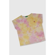 United Colors Of Benetton Desenli Regular Fit Bisiklet Yaka T Shirt Kız Çocuk T Shirt BNTG21783