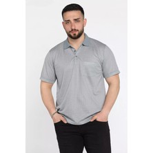 Mishar İtalia Erkek Tek Cepli Polo Yaka Desenli Tişört P-00015572