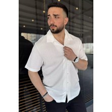 Mishar İtalia Apaş Yaka Kısa Kol Erkek Gömlek P-00015577