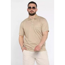 Mishar İtalia Erkek Tek Cepli Polo Yaka Desenli Tişört P-00015572