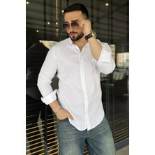 Mishar İtalia Kendinden Desenli Erkek Uzun Kol Gömlek P-00015569