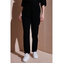 Fashion Friends Relaxed Fit Normal Bel Düz Paça Pantolon Bayan Pantolon 25Y0550K1