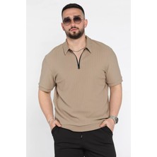 Mishar İtalia Erkek Polo Yaka Yarım Fermuarlı Tişört P-00015567