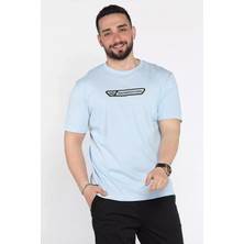 Mishar İtalia Erkek Ön Baskılı Bisiklet Yaka Tişört P-00015560