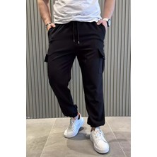 Mishar İtalia Bel Bağlamalı Kargo Cepli Erkek Jogger Yürüyüş Pantolonu P-00015523