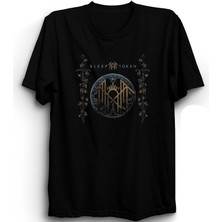 Sleep Token, Ethnic Floral Design, Rock Metal Müzik Grubu %100 Pamuk Tişört