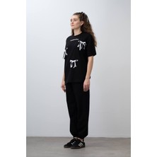 Loco Loco Kız Çocuk Fiyonk Detaylı Tshirt