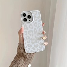 Phone Beşik Leopar Desenli Cep Telefonu Kılıfı, Büyük Delik Jel Kabuk, Apple iPhone