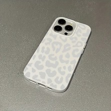 Phone Beşik Leopar Desenli Cep Telefonu Kılıfı, Büyük Delik Jel Kabuk, Apple iPhone