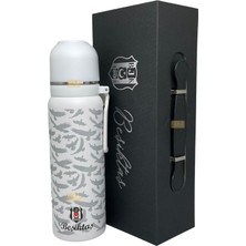 Store 650ML Lisanslı Çift Katlı Paslanmaz Çelik Termos 8 Saat Sıcak Soğuk  Kutulu (Beyaz)