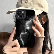 Phone Koyu Bulut ve Şimşek Desenli
