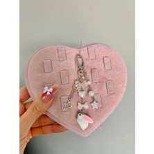 Rabbit Fairycore Coquette Tasarım Çanta Charmı Çanta Aksesuarı Çanta Süsü Anahtarlık