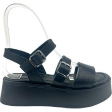 Kemal Tanca 862 M-317 Kadın Dolgu Topuklu Sandalet