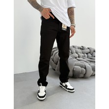 Erkek Basic Baggy Pantolon - Siyah