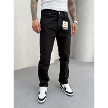 Erkek Basic Baggy Pantolon - Siyah