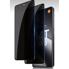 Xiaomi Mi 14 T Pro / Mi 14 T Hayalet Privacy Tam Kaplama Ekran Koruyucu Kırılmaz Cam
