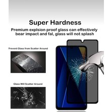 Xiaomi Redmi 14 C Hayalet Privacy Tam Kaplama Ekran Koruyucu Kırılmaz Cam