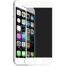 IPHONE 7 Plus/8 Plus Beyaz Hayalet Privacy Tam Kaplama Ekran Koruyucu Kırılmaz Cam