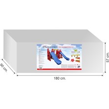 Büyük Çocuk Oyun Parkı - Çift Kaydıraklı & Salıncaklı Set - Anaokulu, Kreş ve Bahçe Kullanımı