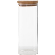 Mcreative Concept Borosilikat Kare Kavanoz 1100 ml